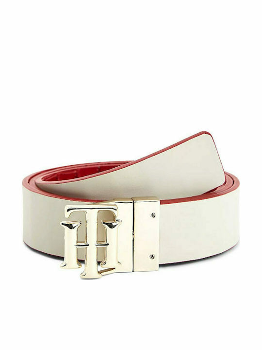 Tommy Hilfiger Δερμάτινη Γυναικεία Ζώνη Διπλής Όψης Κόκκινη Tommy Hilfiger Δερμάτινη Γυναικεία Ζώνη Διπλής Όψης Κόκκινη