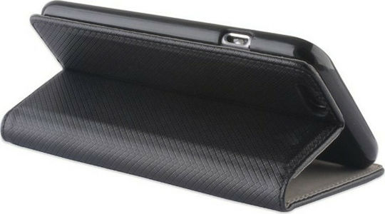 Book Piele artificială 2mm Negru (Galaxy J5 2016)
