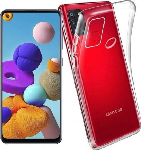 Hurtel Back Cover Σιλικόνης Διάφανο (Galaxy A21s)
