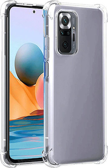 Caselab Anti Shock 1.5mm Back Cover Σιλικόνης 1.5mm Σετ με Τζαμάκι Διάφανο (Redmi Note 10 / 10s / Poco M5s)