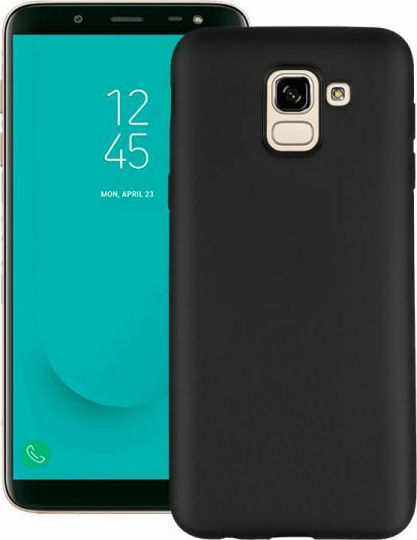 matt Back Cover Silicone 1.2mm Black (Galaxy J6)