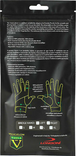 Longoni Glove SX TG Xlarge Glove Μπιλιάρδου 1pcs 18293