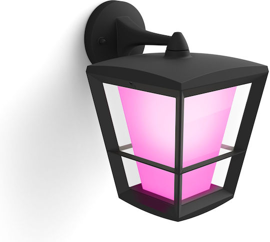 Philips Econic Wandmontierte Außen-Laterne LED IP44 15W mit RGBW Licht