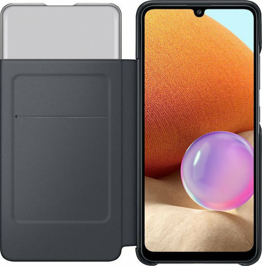 Samsung S View Book Synthetic Leather Black (Galaxy A32 4G)