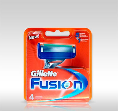 Gillette Fusion Manual Λεπίδες Ανταλλακτικά για Ξυραφάκι 4τμχ