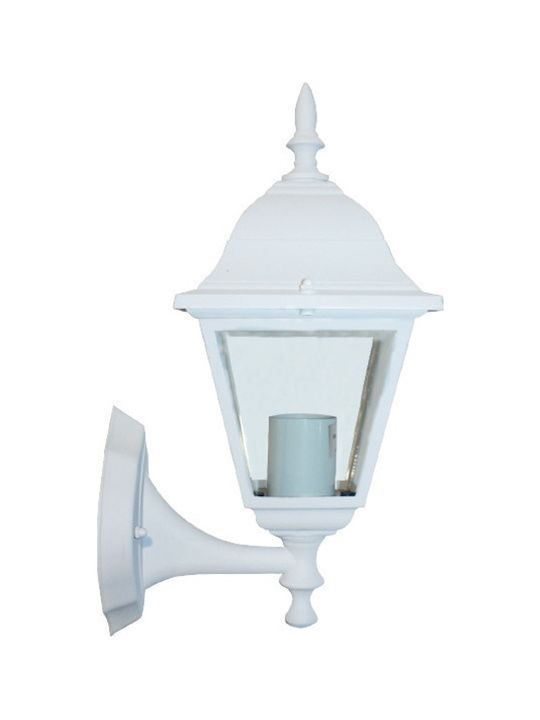Aca Wall-Mounted Outdoor Lantern E27 IP45 20.1x34.4εκ.