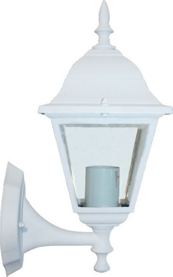 Aca Стенно Външно Фенерче E27 IP45 20.1x34.4εκ.