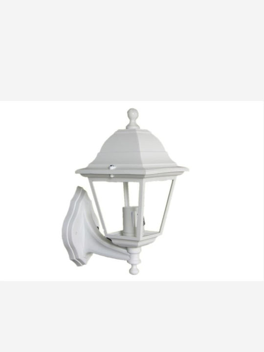 Aca Wall-Mounted Outdoor Lantern E27 IP45 20.1x34.4εκ.