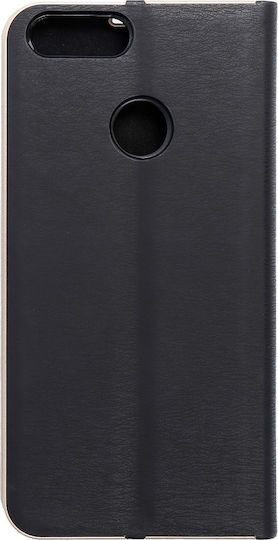 Forcell Enjoy 7s in Book Synthetic Leather Black (Huawei P Smart)