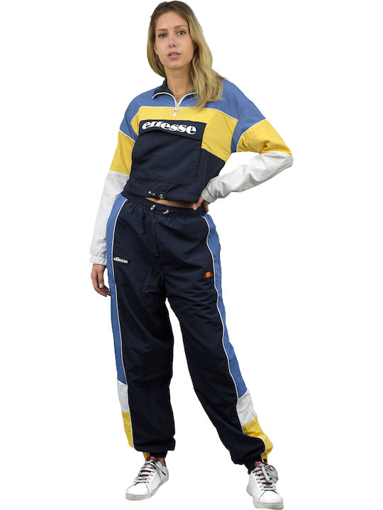 Formae Cropped Γυναικείο Φούτερ Navy Μπλε