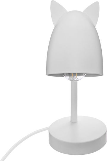Atmosphera Kids Portable Lamp Ears White 12.5x18x31εκ.