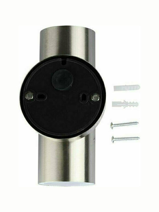 V-TAC Wall-Mounted Outdoor Spot Light GU10 IP44 Double Beam 6x9x16.3εκ.