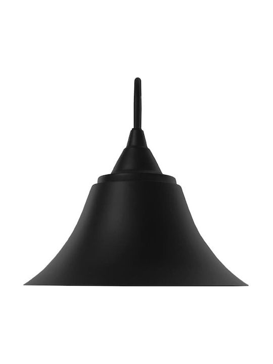 GloboStar Industrial Wall Lamp with E27 Socket Black 30x30cm