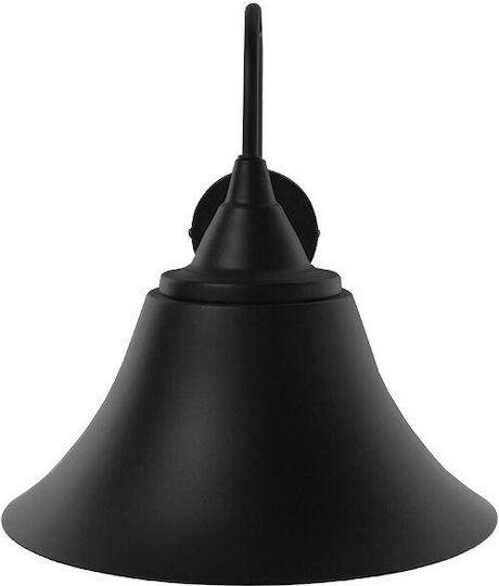 GloboStar Industrial Wall Lamp with E27 Socket Black 30x30cm