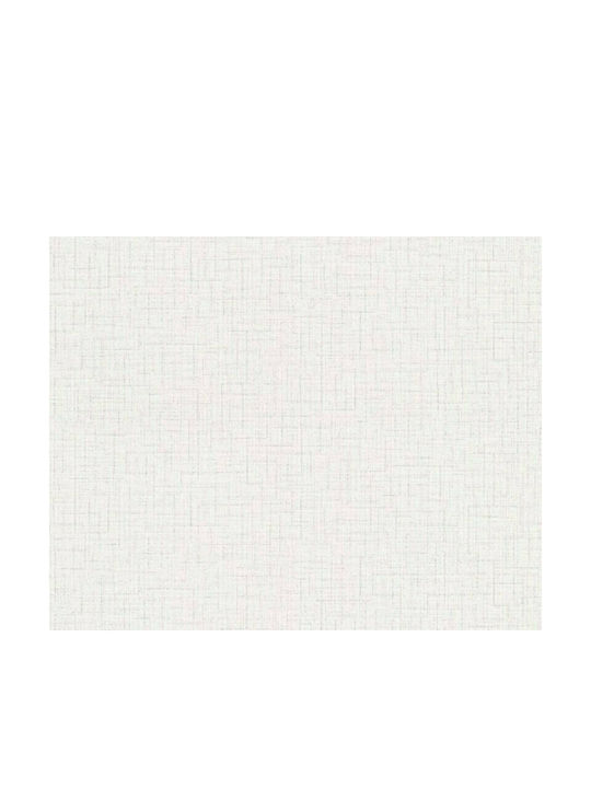 Ταπετσαρία Τοίχου Βινυλίου Λευκή 1005x53cm Πλενόμενη