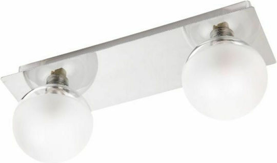 Spot Light Φωτιστικό Μπάνιου Ασημί 30x12.5x9εκ. Spot Light Φωτιστικό Μπάνιου Ασημί 30x12.5x9εκ.