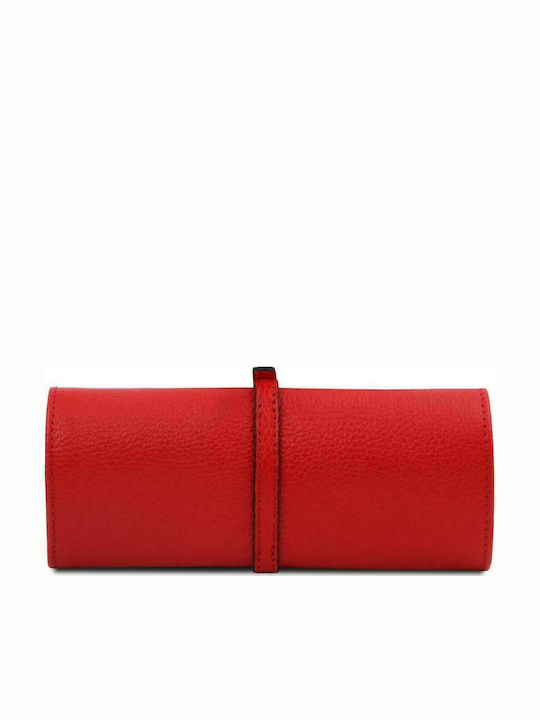 Tuscany Leather Reiseetui Schmuckkästchen Rote