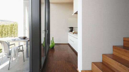 Wall Wallpaper Vinyl White 1005x53cm Washable