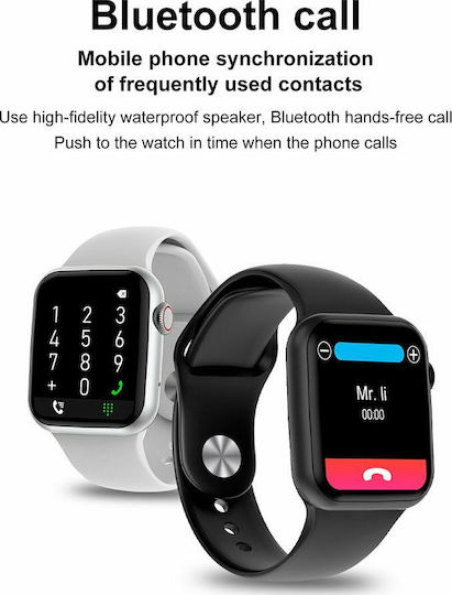 NO.1 DT100 Pro Max Smartwatch με Παλμογράφο (Μαύρο)
