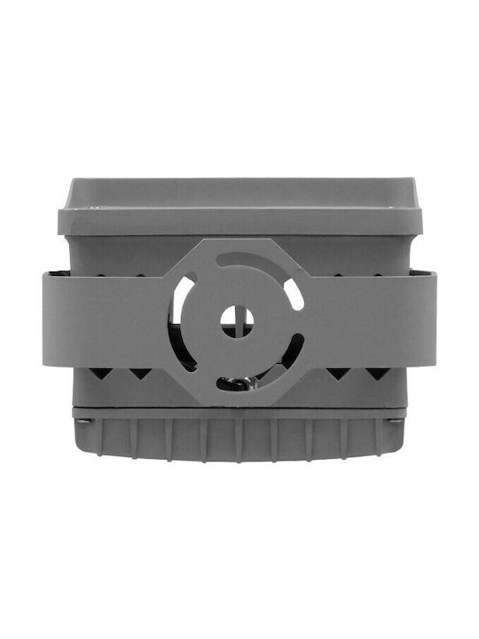 GloboStar FLOOD-XENA Outdoor Lamp LED Wall Washer 24W with Warm White Light IP67 Silver