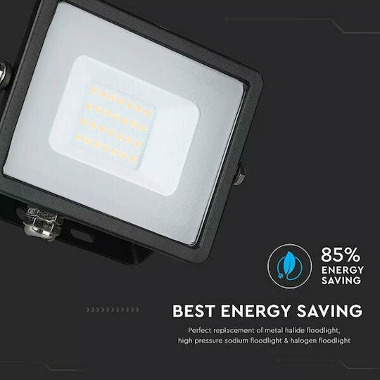 V-TAC Waterproof LED Floodlight 20W Cold White 6400K IP65