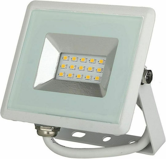 V-TAC Waterproof LED Floodlight 10W Warm White 3000K IP65