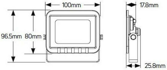 Geyer Waterproof LED Floodlight 10W Natural White 4000K IP65