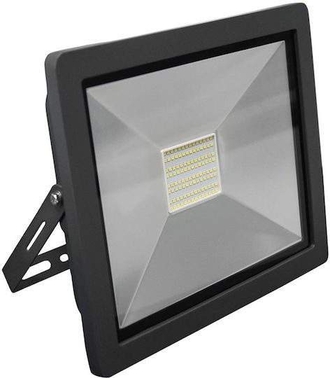 Adeleq Waterproof LED Floodlight 100W Warm White 3100K IP65