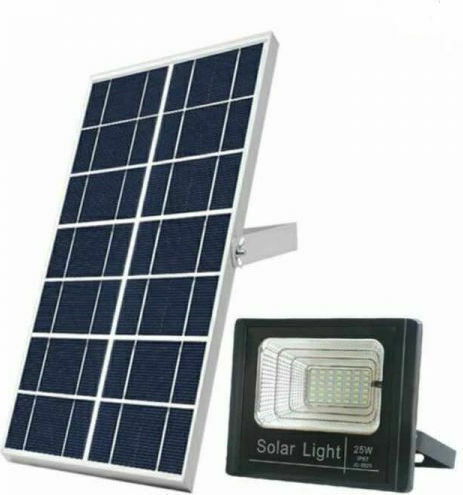 Factory Wasserdicht Solar LED Flutlicht 25W Kaltweiß 6000K mit Fernbedienung IP67