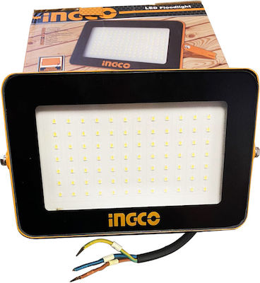 Ingco Waterproof LED Floodlight 30W Cold White 6500K IP65