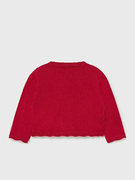 Kinderstrickjacke Gestrickt Rot