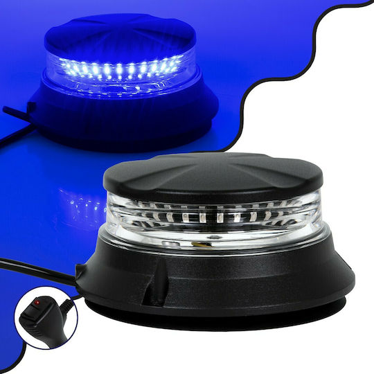 GloboStar Car Beacon LED 10 - 30V Waterproof with Red Lighting