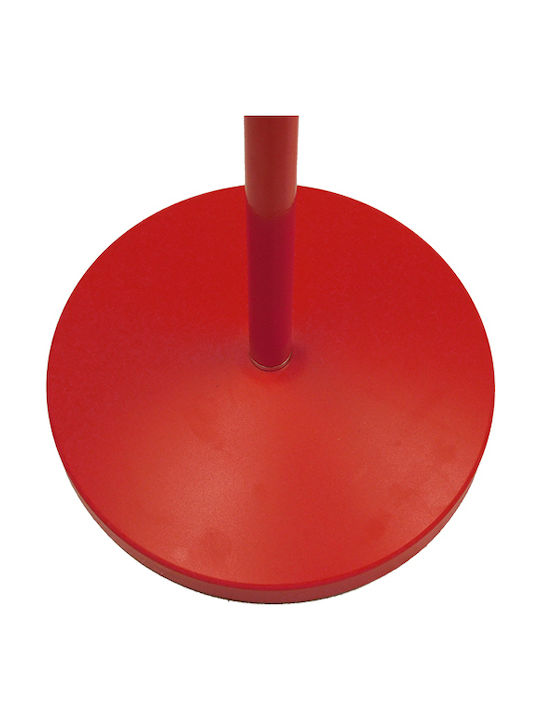 GloboStar Audrey Vintage Floor Lamp H190xW27.5cm. with Socket for Bulb E27 Red