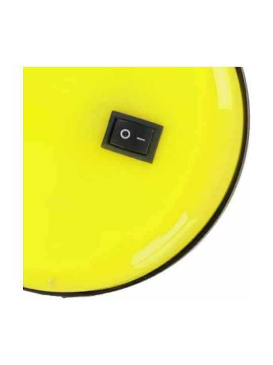 GloboStar Student Office Lamp with Flexible Arm for Socket E27 in Yellow Color
