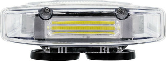 GloboStar Φάρος Αυτοκινήτου LED 10 - 30V Αδιάβροχος με Λευκό Φωτισμό