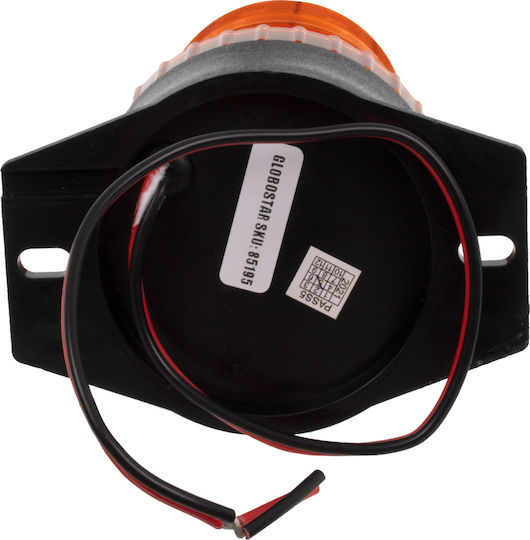 GloboStar Auto-Leuchtturm LED 10 - 30V Wasserdicht mit Orange Beleuchtung