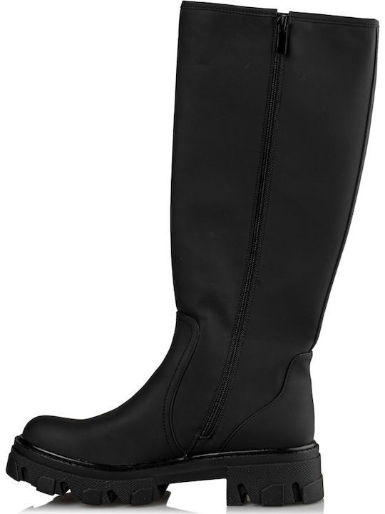 Women's Boots with Medium Heel Black