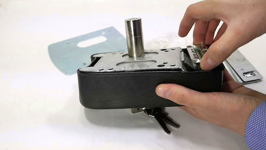 Cisa Lock Box Elettrika Electric in color Black Right