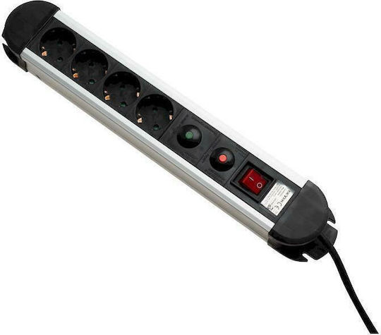 Geyer Power Strip 4 Positions with Switch and Cable 2m