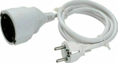 1 Platz mit Kabel 10m Durchmesser 3 x 1.5mm² Weiß