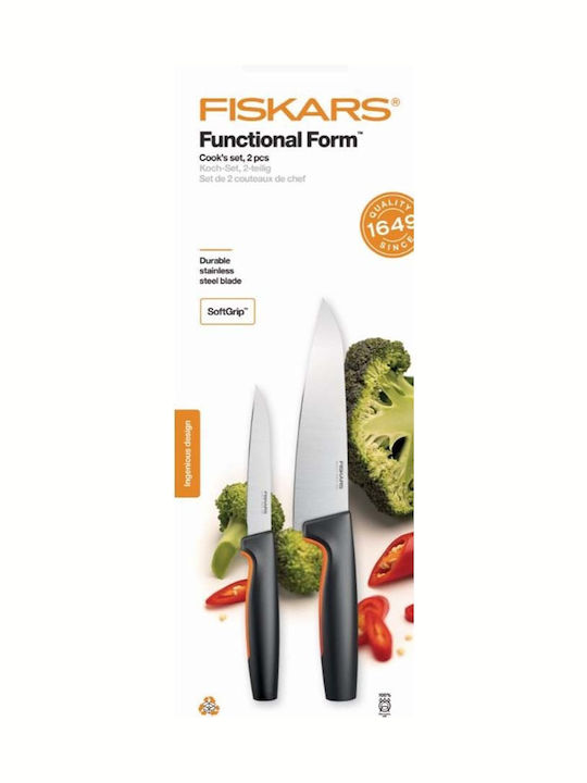 Fiskars Σετ Μαχαίρια από Ανοξείδωτο Ατσάλι 1057557 2τμχ