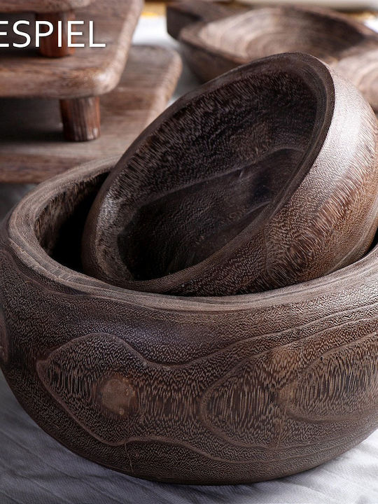 Espiel Decorative Bowl Brown 17x17x8cm