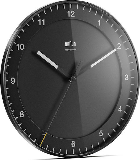 Braun BC 07 B-DCF Ceas de Perete Metalic Negru Ø30cm