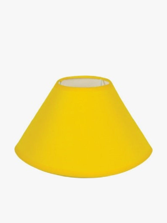 VK Lighting Konisch Lampenschirm Gelb mit Durchmesser 30cm