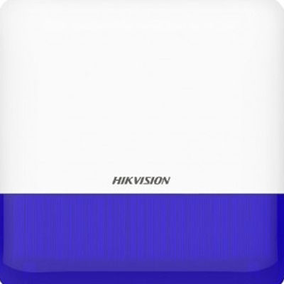 Hikvision DS-PS1-E-WE Wireless Outdoor Battery Alarm Siren 110dB with Blue Light 19x20cm