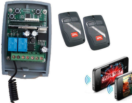 Invictus Empfänger für die Fernbedienung 2 Kanäle für Alarmanlagen RF 433MHz