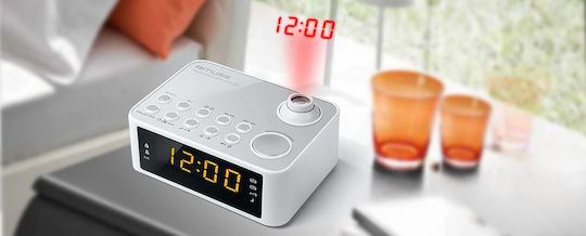 Muse Tisch-Digitaluhr mit Wecker & Radio M-178PW Muse Tisch-Digitaluhr mit Wecker & Radio M-178PW