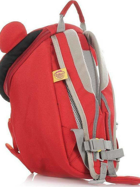 Affenzahn Μινι Μαϊμουδακι School Bag Backpack Kindergarten in Red color