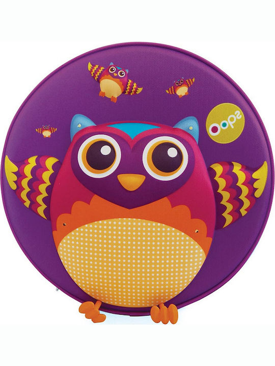 Oops My Starry Owl School Bag Backpack Kindergarten Purple