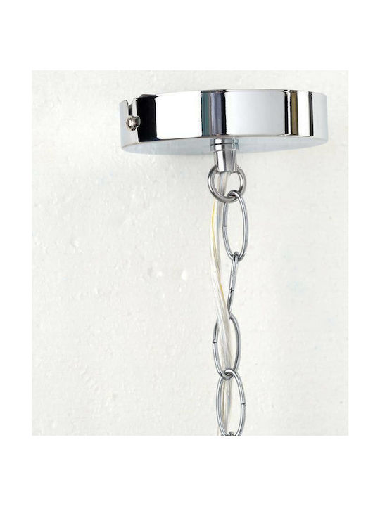 Aca Grappa Chandelier with Crystals 3xE14 Transparent 38.5cm SF175323PC